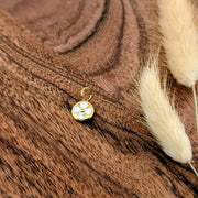 Breloque fleurette nacré