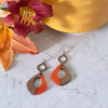 Boucles d'oreilles Mandarine