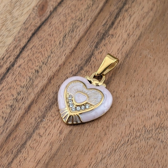 Breloque coeur réconfortant