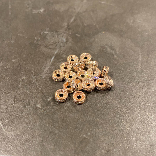 Moyen espaceur brillant rose gold