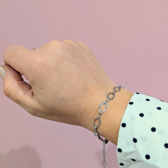 Bracelet Sarah en acier inoxydable doré ou argent