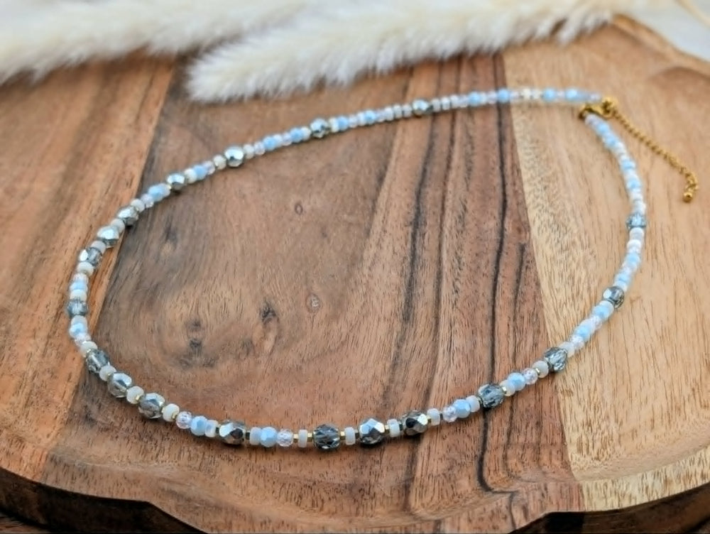 Collier l'artiste baby blue