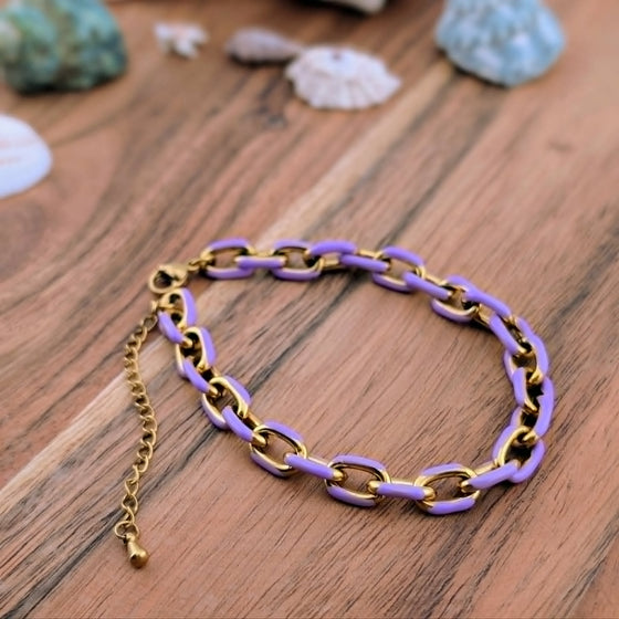 Bracelet Samia lilas