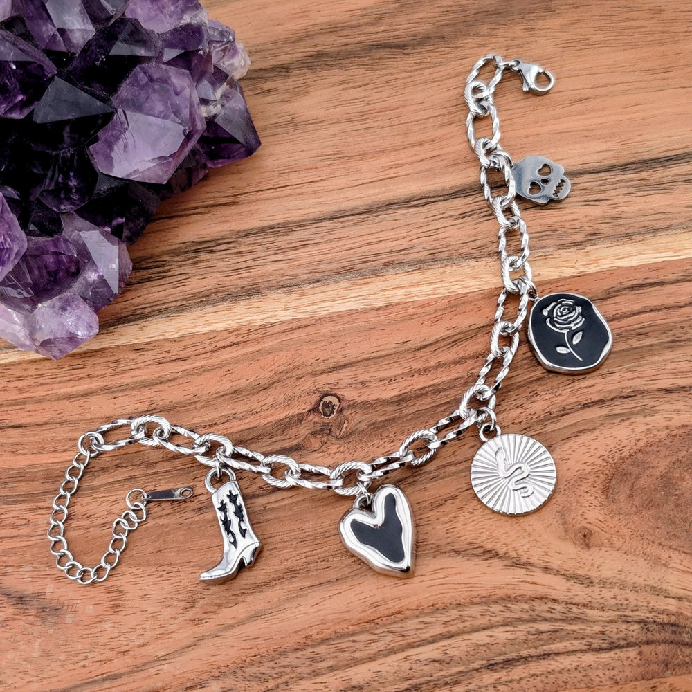 Bracelet à breloques country chic