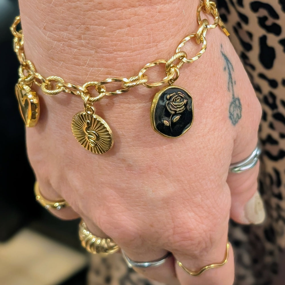 Bracelet à breloques country chic