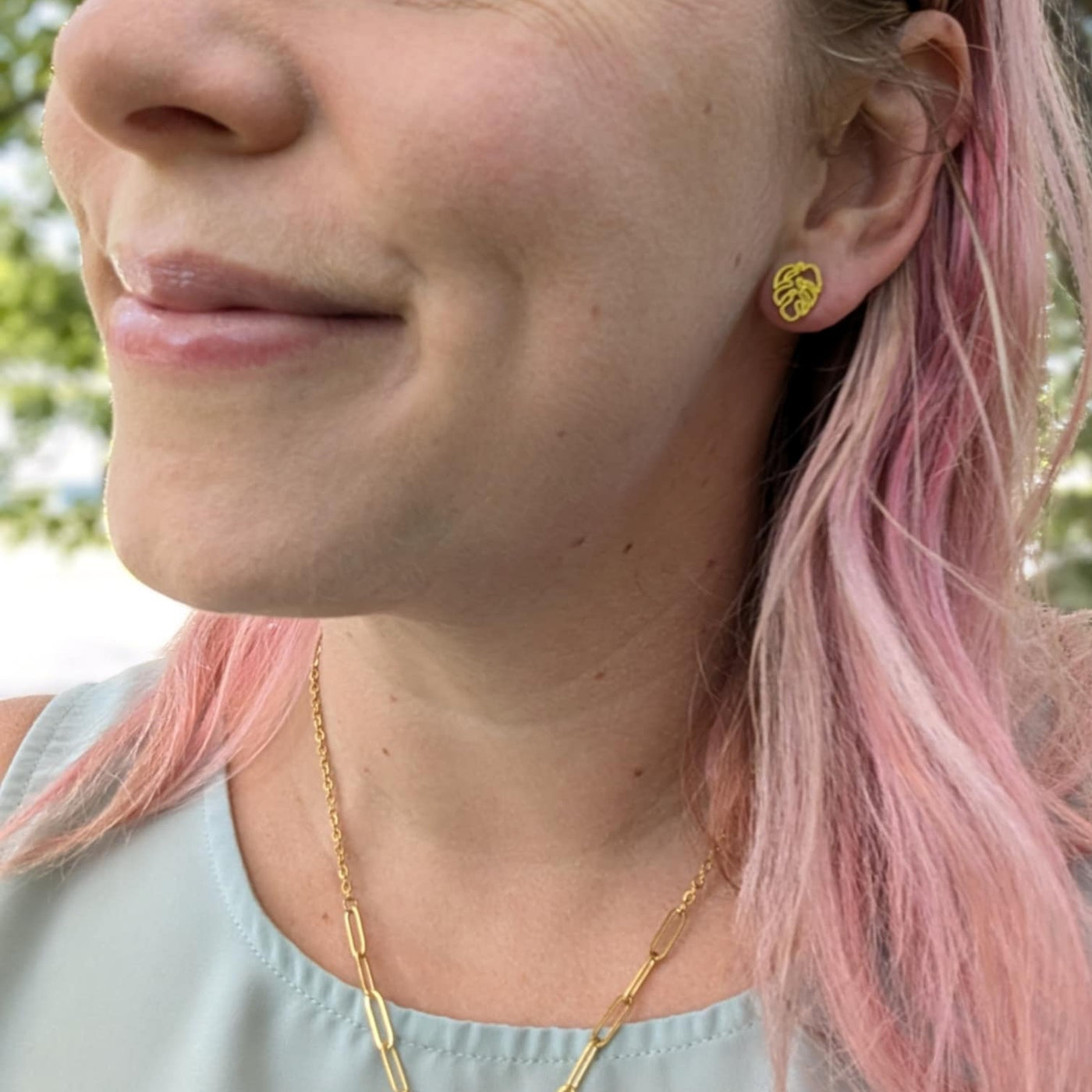 Pineapple earrings