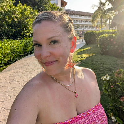 Boucles d'oreilles Sensass Rouge