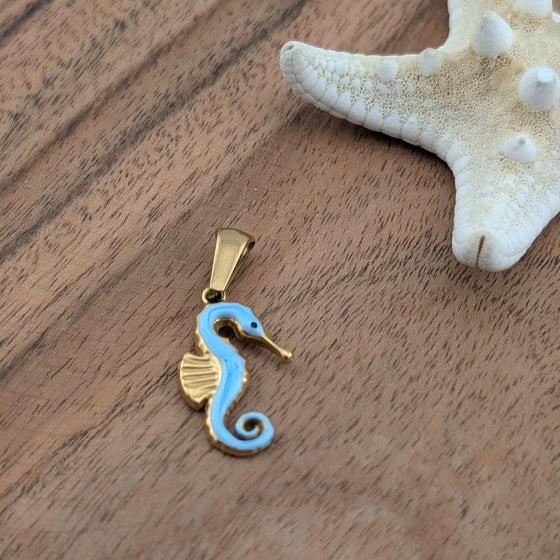 Cheval de mer bleu