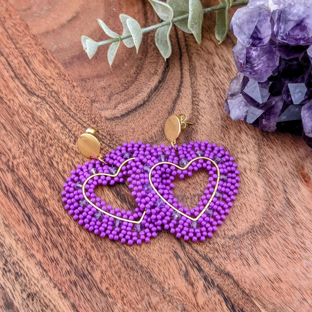 Boucles d'oreilles explosion d'amour