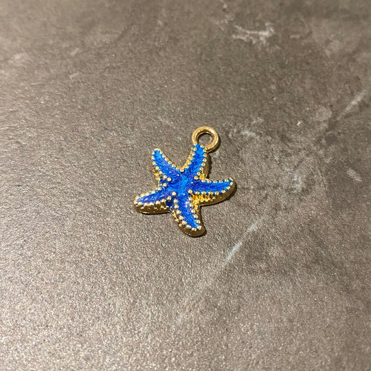 Breloque étoile de mer en alliage couleur au choix