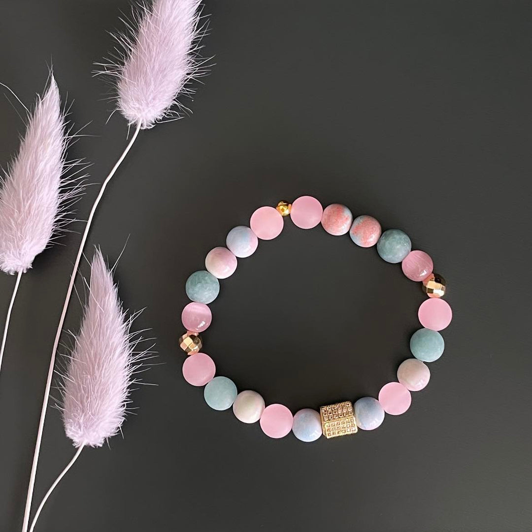 Duo de bracelets Rosa &amp; Rachelle par Martine Coulombe