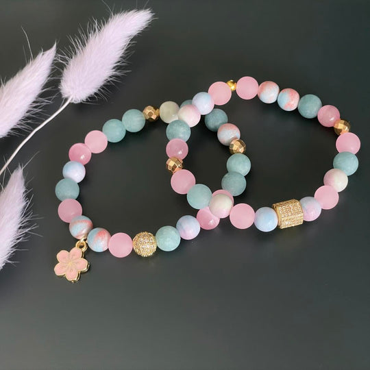 Duo de bracelets Rosa &amp; Rachelle par Martine Coulombe