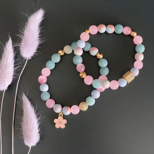 Duo de bracelets Rosa &amp; Rachelle par Martine Coulombe
