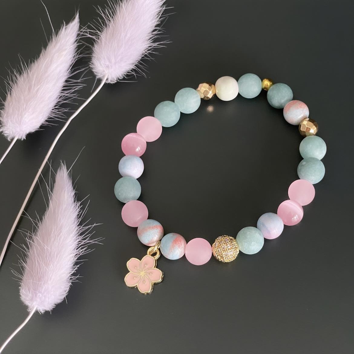 Bracelet Rosa par Martine Coulombe