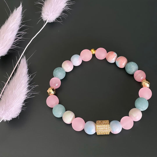 Duo de bracelets Rosa &amp; Rachelle par Martine Coulombe