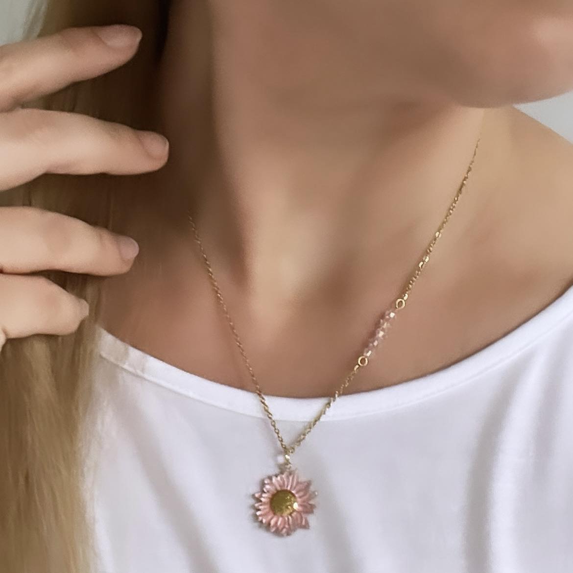 Collier fleur d'été