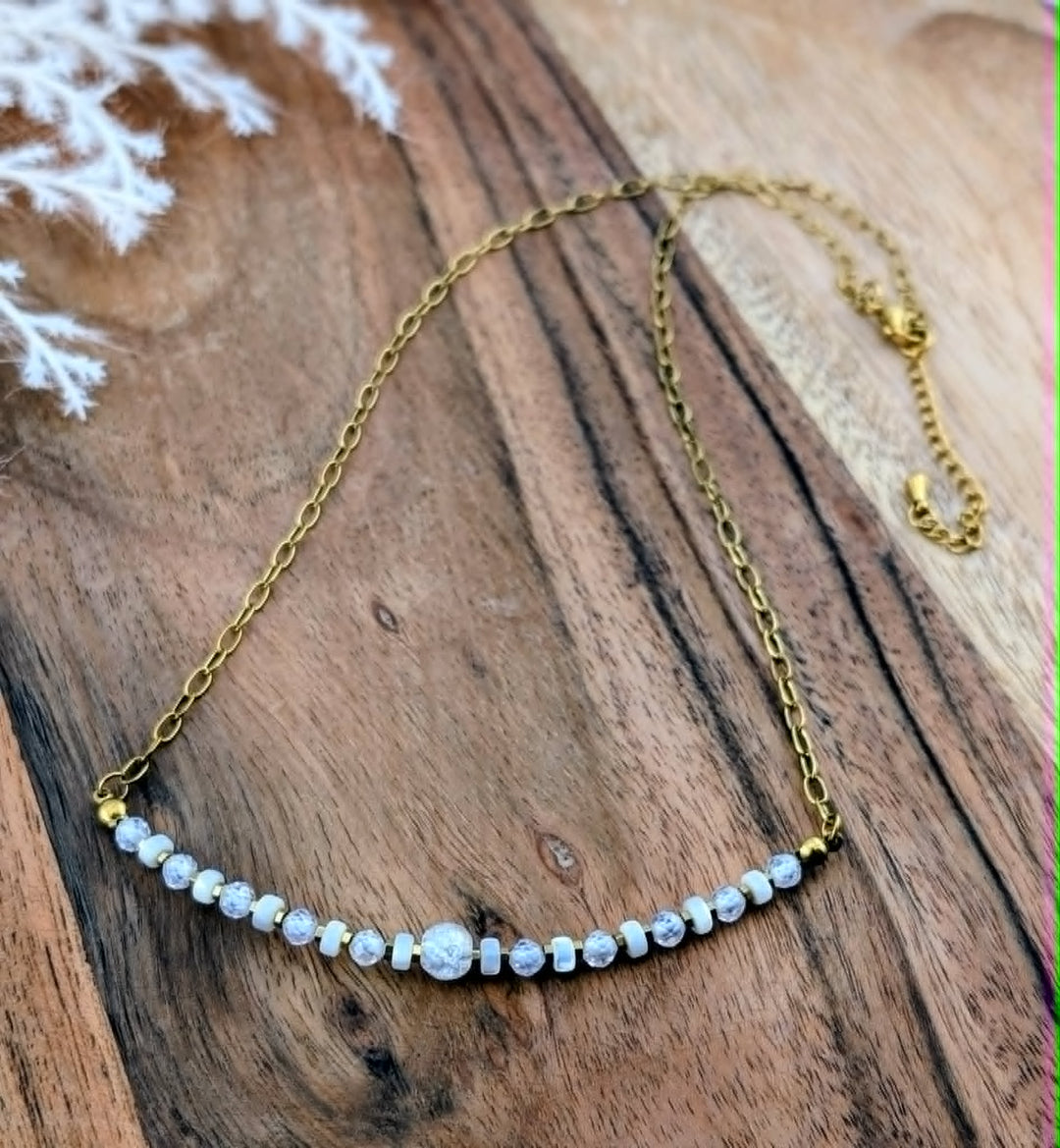 Collier Artsy flocon
