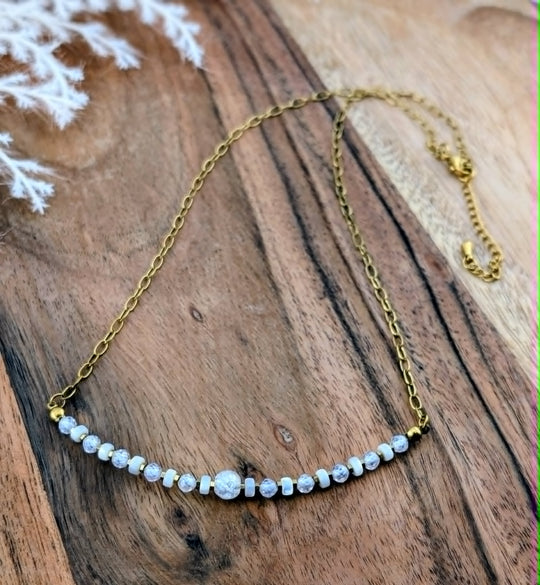 Collier Artsy flocon