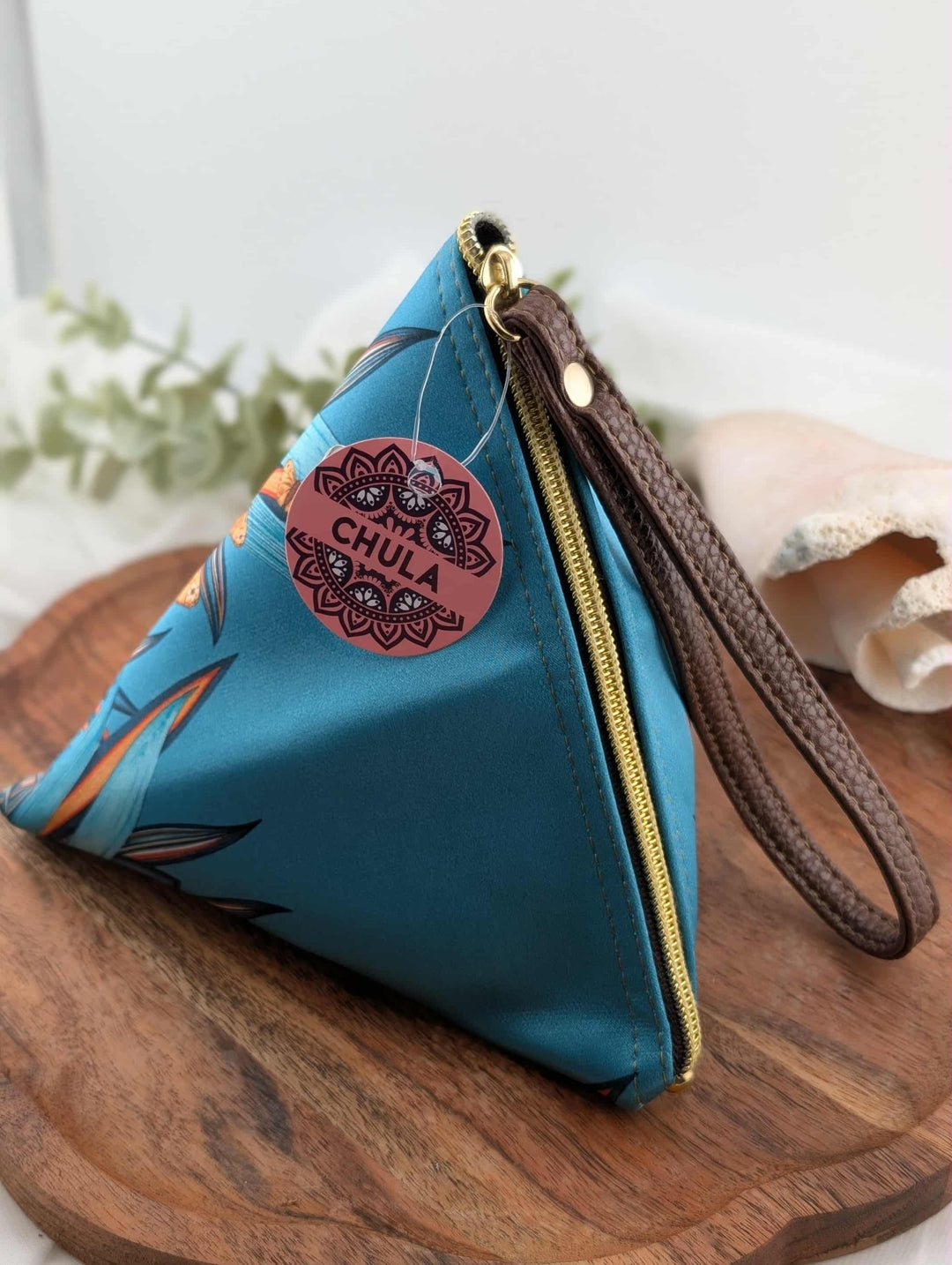 Sac pyramide Chula Frida bleu