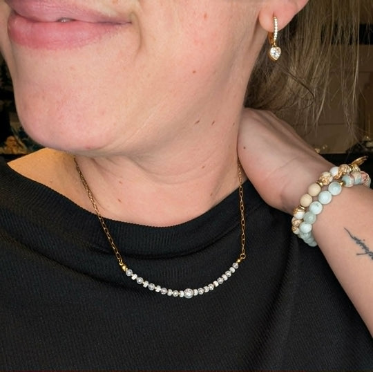 Collier Artsy flocon