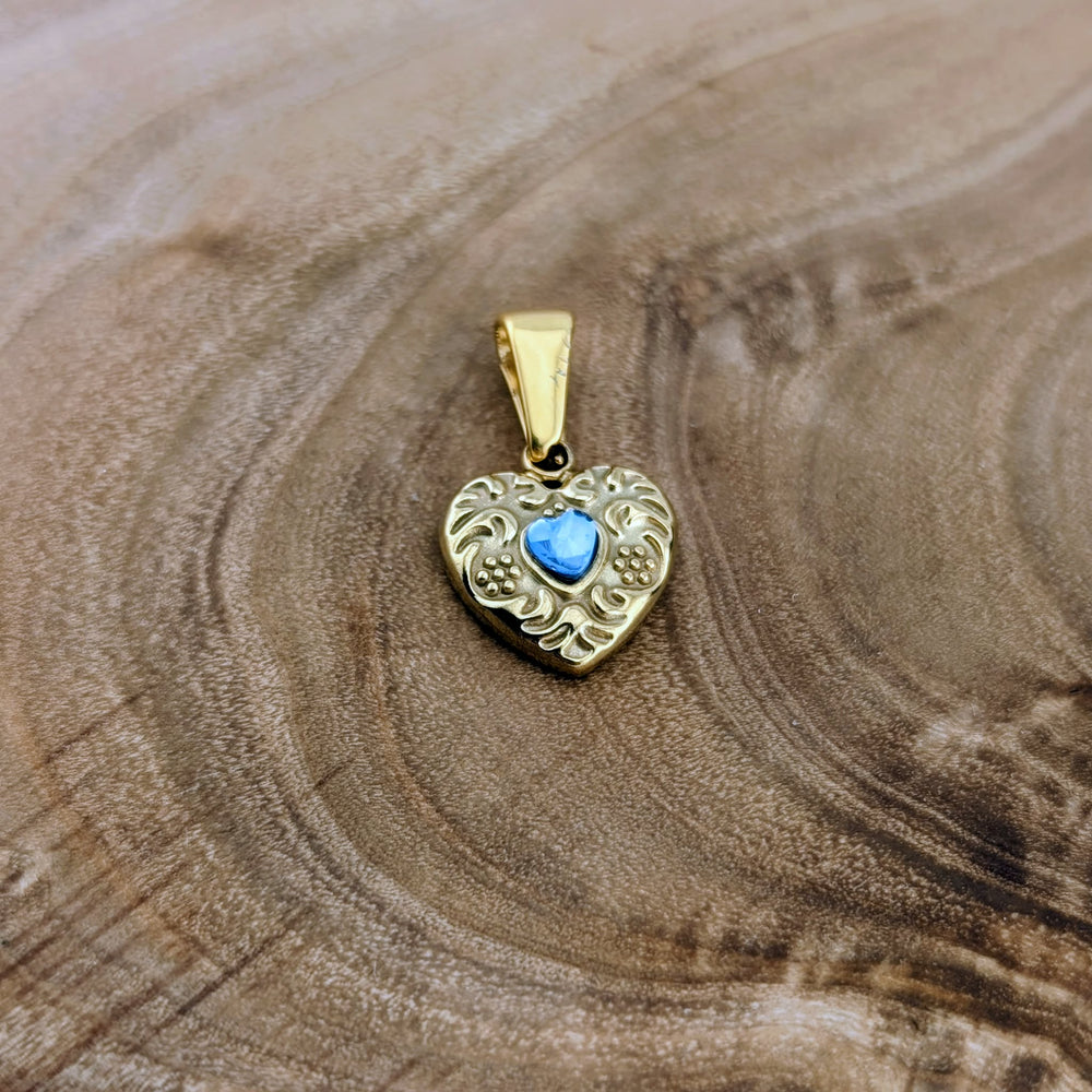 Breloque Petit coeur de l'océan