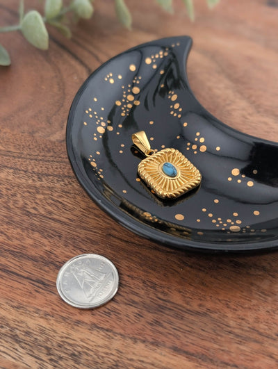 Breloque Carrément turquoise