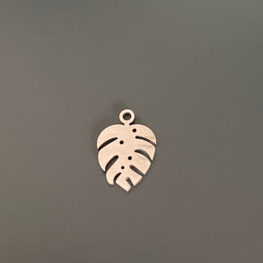 Mini monstera en inox argent ou doré