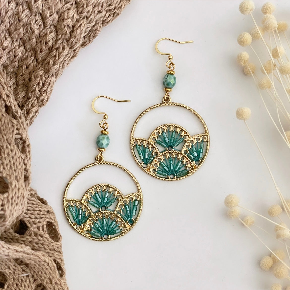 Boucles d'oreilles Sensass Turquoises