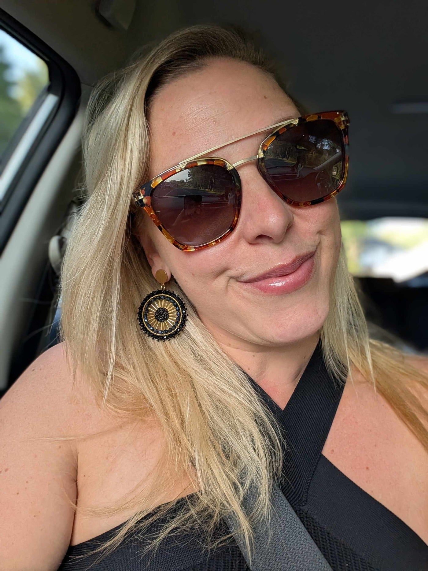 Ohana disco earrings