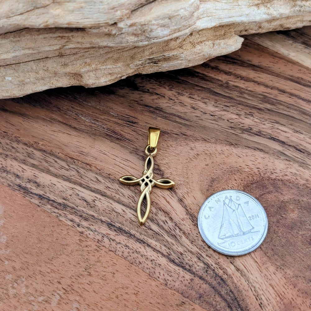 Breloque de croix infinité