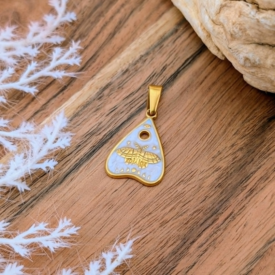 Breloque de papillon de nuit style ouija