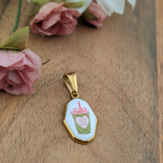 Breloque matcha d'amour