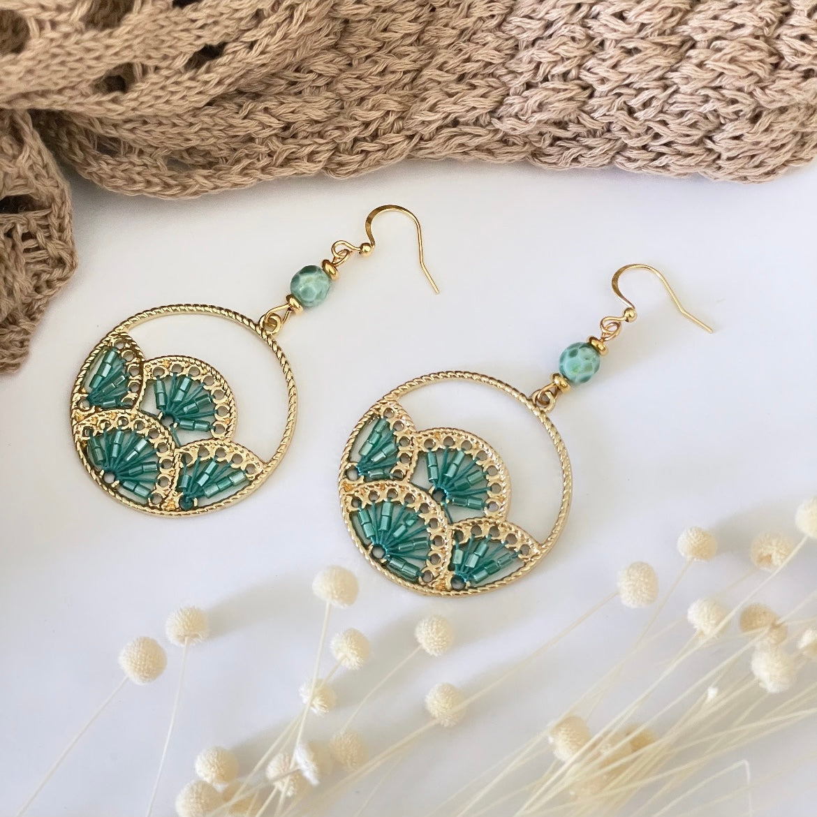 Boucles d'oreilles Sensass Turquoises