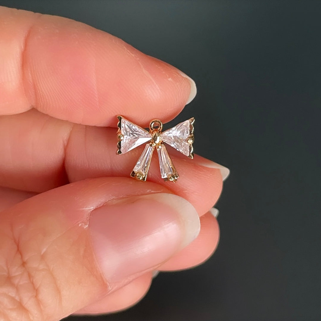 Breloque Boucle brillante dorée