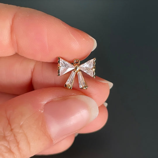 Breloque Boucle brillante dorée