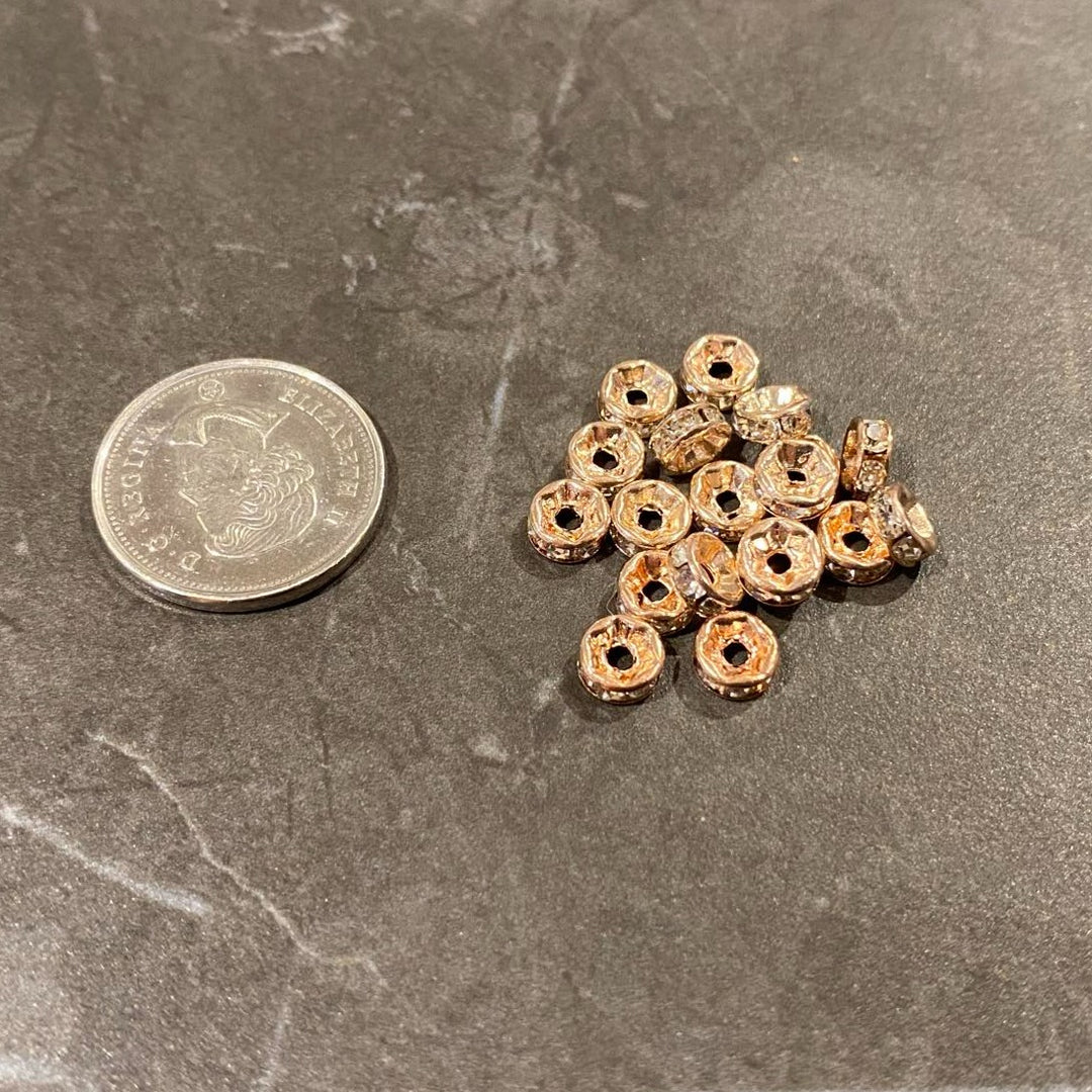 Moyen espaceur brillant rose gold