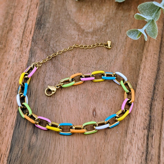 Bracelet Samia Arc-en-ciel