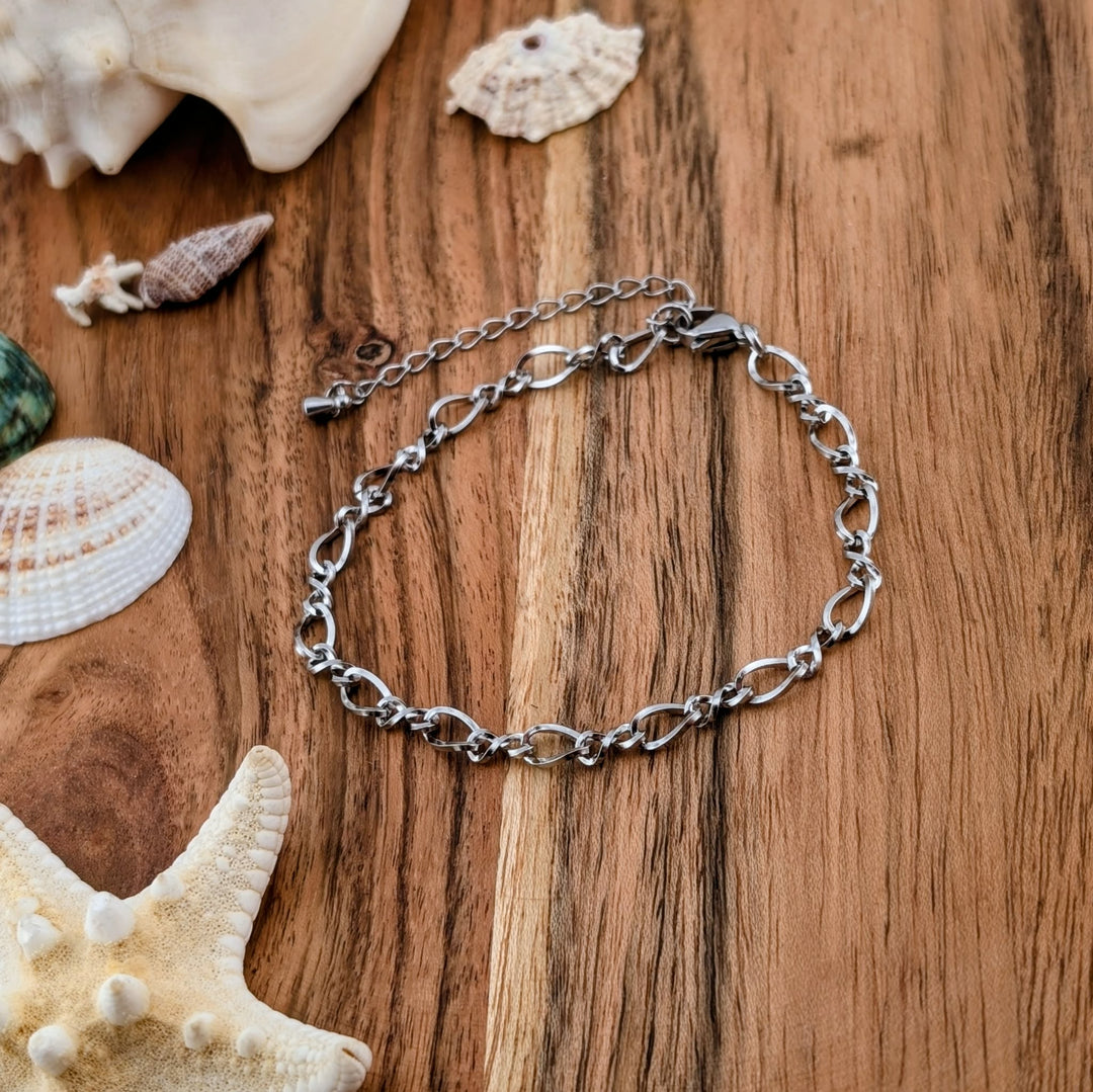 Bracelet Mary argenté en acier inoxydable