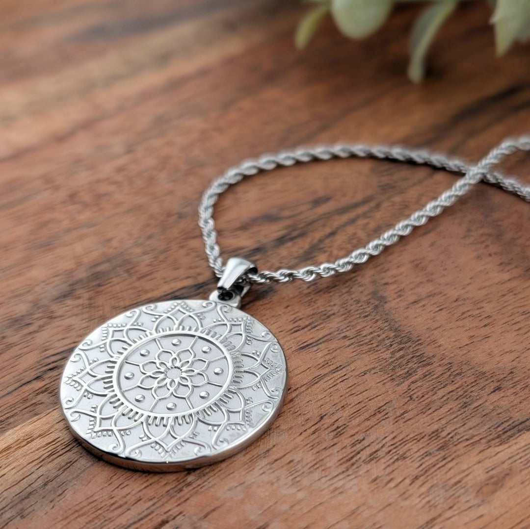 Collier « I am enough » or ou argent en acier inox