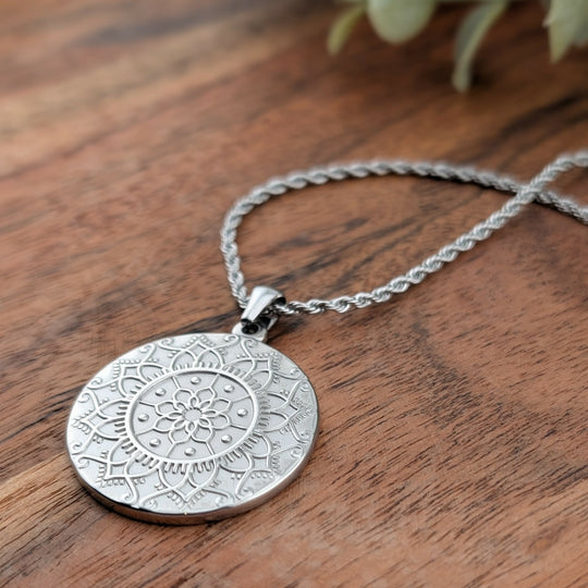 Collier « I am enough » or ou argent en acier inox