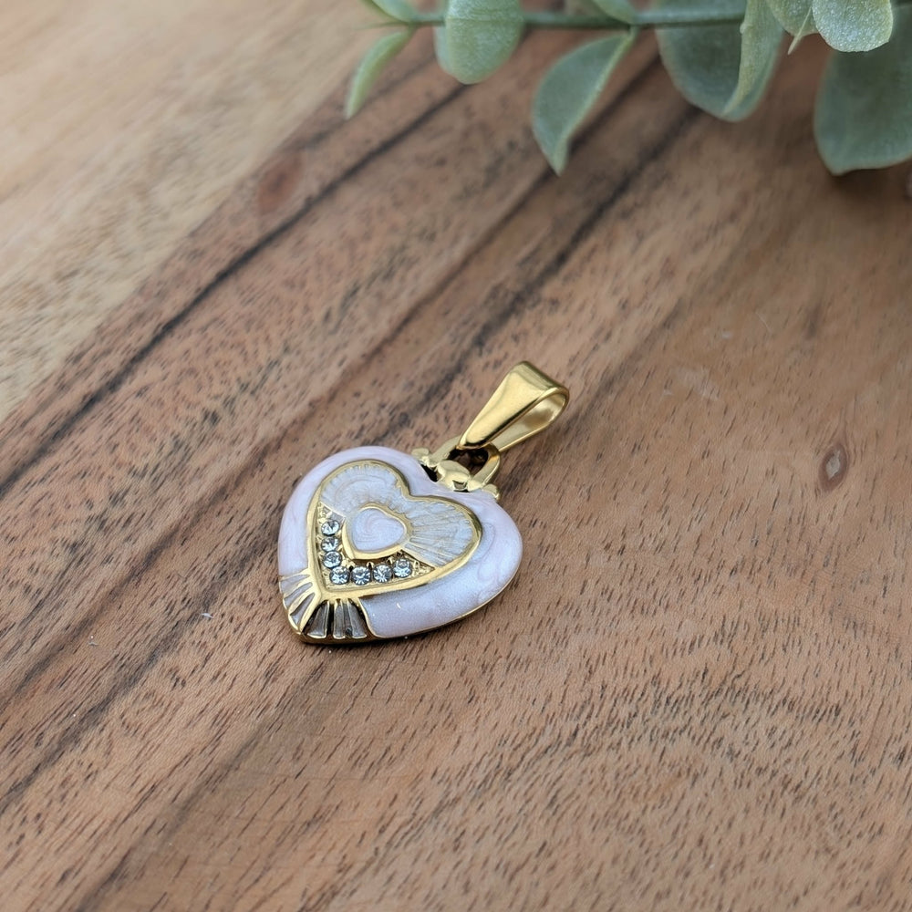 Breloque coeur réconfortant