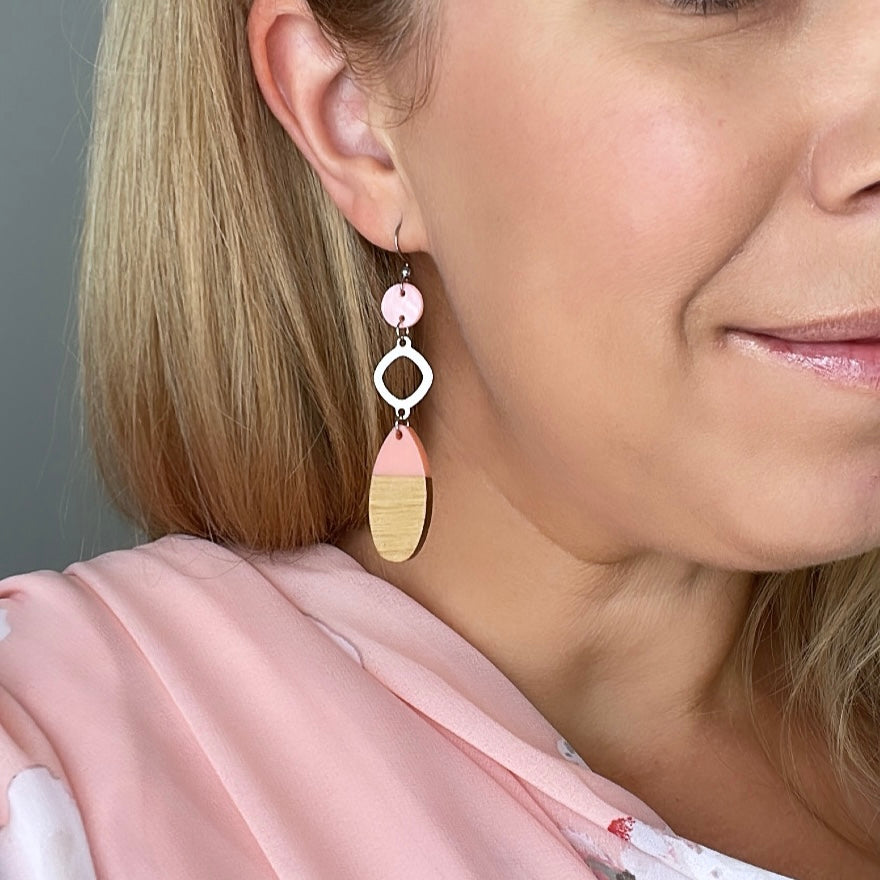Boucles d'oreilles Roseau