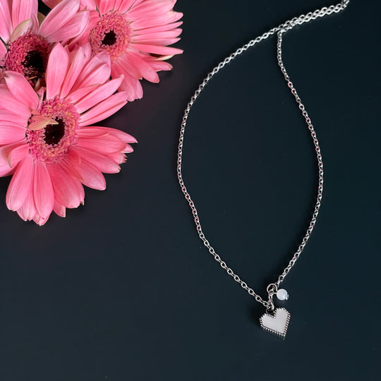 Collier Femina en acier inoxydable or ou argent, au choix