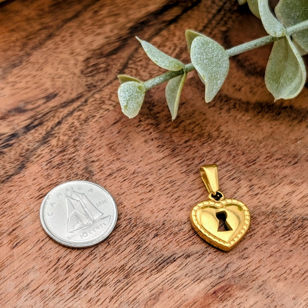 Pendentif coeur secret