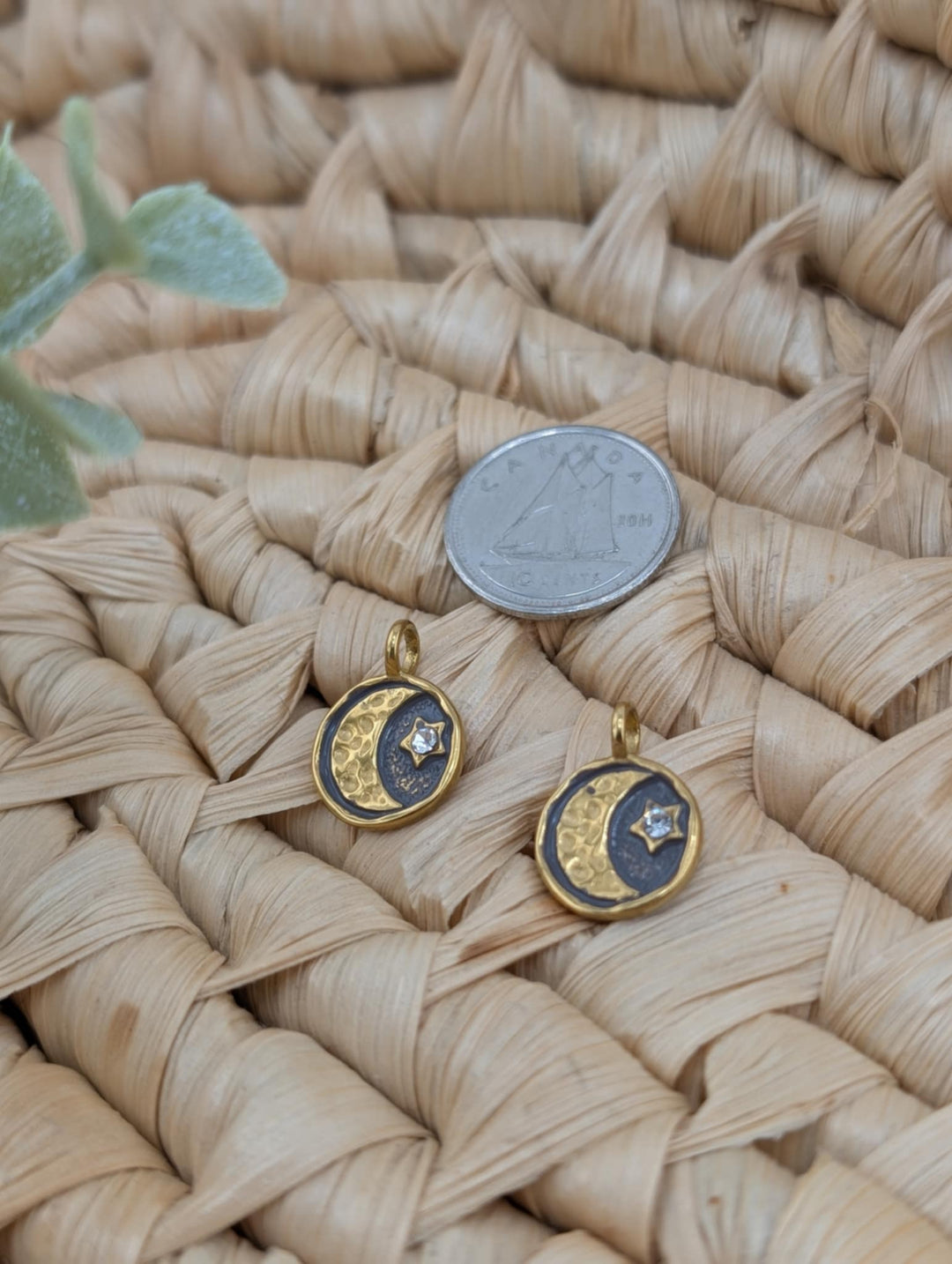 Duo de breloques pour boucles d&