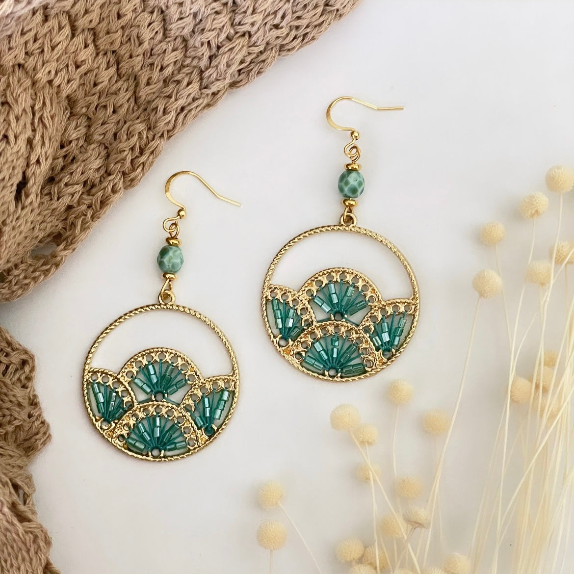 Boucles d'oreilles Sensass Turquoises