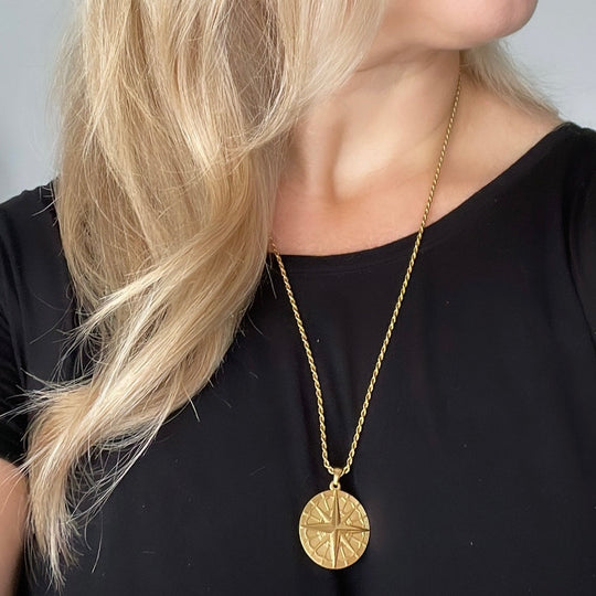 Collier « I am enough » or ou argent en acier inox