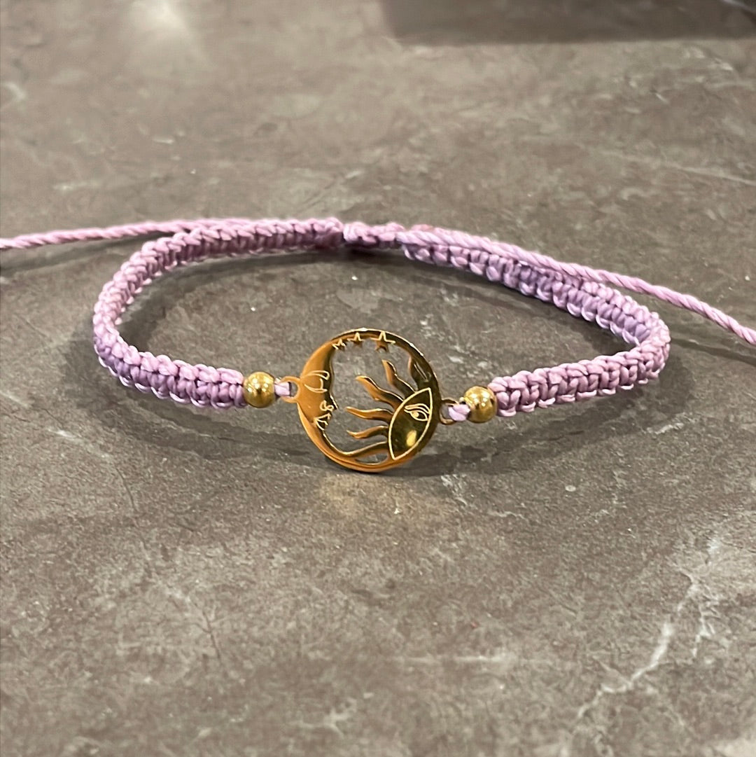 Linhasita micro macrame bracelets