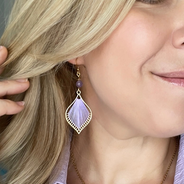 Arielle Lilac earrings