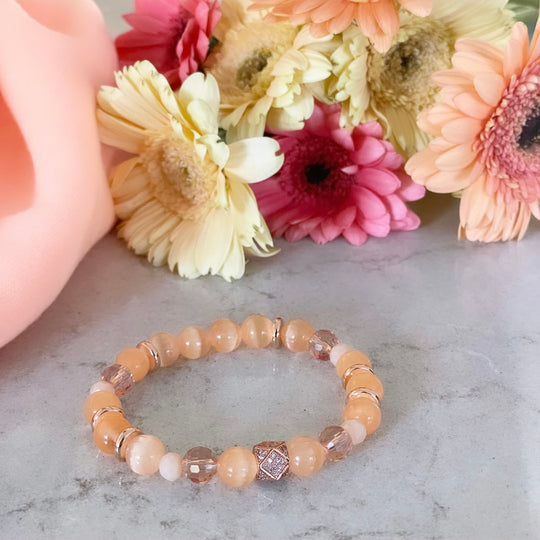 Duo de bracelets Fuzzy et Peachy